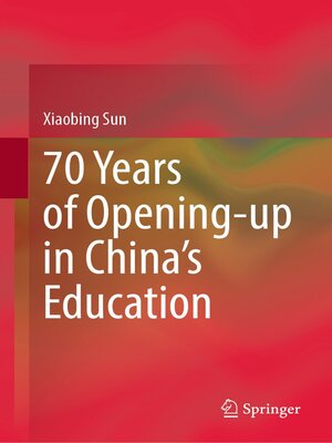 cover image of 70 Years of Opening-up in China's Education